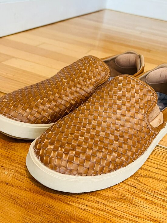 Men\'s OluKai® Lae\'ahi Lauhala Slip-On Shoes Size US 11